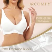 Jelly No-Rim Bra Push-Up Seamless Comfort Low-Cut Rimless Bra